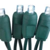 50-Light LED White Bulb/Green Wire 6" Centers. Case Pack Of 24 Sets 2 50-Light LED White Bulb/Green Wire 6" Centers. Case Pack Of 24 Sets -Winter Decor Market 100027010 LED 50 Wide Angle White Green 201212