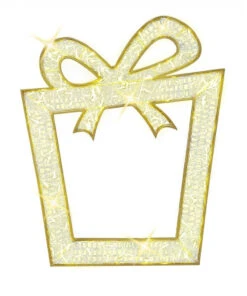 4.4' LED Lit 2D Gift Box