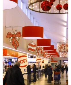 Winter Decor Market 20 Winter Decor Market -Winter Decor Market 2DLEDOverheadMallHolidayBowDecoration