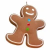 6.6' Hanging Inflatable Gingerbread Man -Winter Decor Market 6.6ftGiantInflatableGingerbreadMan