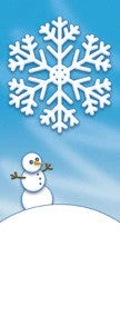 Little Snowman Light Pole Banner