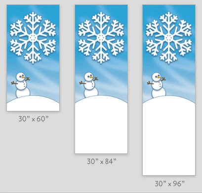 Little Snowman Light Pole Banner 4 Little Snowman Light Pole Banner - Image 2