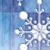 Paper Snowflake Light Pole Banner (Blue) -Winter Decor Market 809 3084 77282