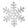 9" Clear Crystal Snowflake Ornament (Set Of 4) -Winter Decor Market 9 crystal snowflake
