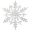 9" Snowy Acrylic Snowflake Ornament (Set Of 4)