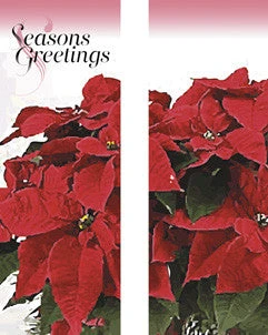 Potted Poinsettia Light Pole Banner (Double Set)