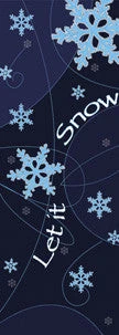 Let It Snow Light Pole Banner