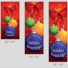 Holiday Greetings Ornament Light Pole Banner -Winter Decor Market 944 family 90465
