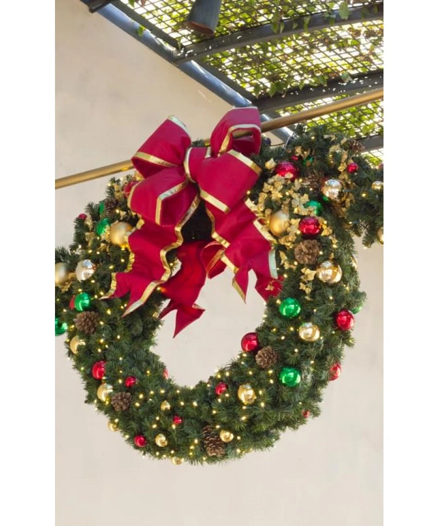Classic Decorated Commercial Wreath 4 Classic Decorated Commercial Wreath - Image 2