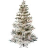 Indoor Commercial Snow Flocked Tree -Winter Decor Market CommercialSnowFlockedTree