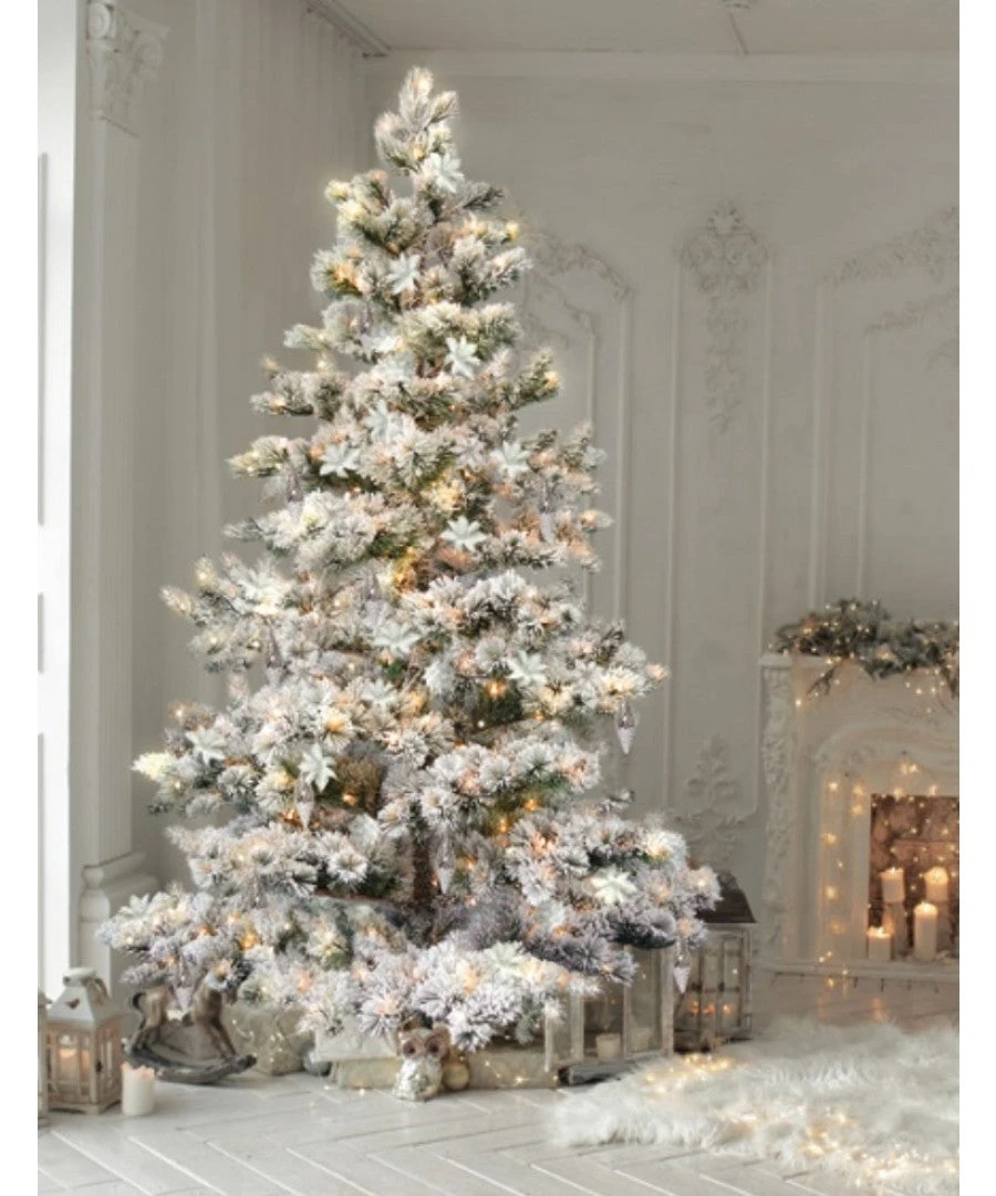 Indoor Commercial Snow Flocked Tree 4 Indoor Commercial Snow Flocked Tree - Image 2