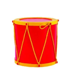 24" Red & Gold Drum Base