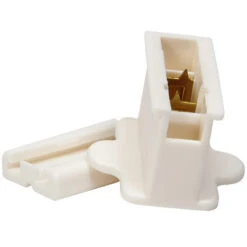 (20) Polarized SPT1 Plugs - Male & Female 24 (20) Polarized SPT1 Plugs - Male & Female -Winter Decor Market Female Zip Plug White