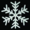 LED Ropelight Festive Snowflake - 30", 40", 50", 80" -Winter Decor Market Festive Snowflake
