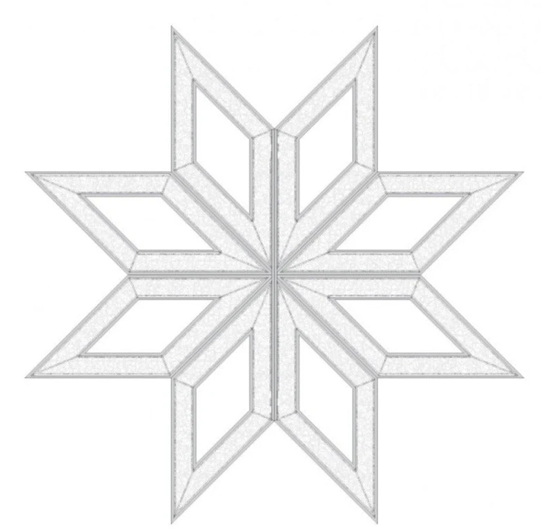 7' LED Hanging Crystal Snow Chandelier 3 7' LED Hanging Crystal Snow Chandelier