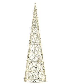 Golden Leavesden Vine Christmas Tree