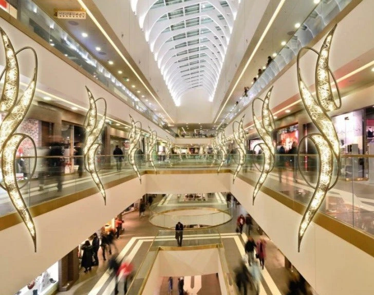 8' LED Lit Hanging Ribbon Scroll Accent Decor 3 8' LED Lit Hanging Ribbon Scroll Accent Decor