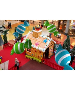 5.2' Giant Inflatable Candies -Winter Decor Market HolidaySantaSetwithHangingInflatableGiantCandies
