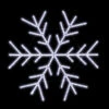 5' LED Ropelight Majestic Snowflake Pole Mount 2 5' LED Ropelight Majestic Snowflake Pole Mount -Winter Decor Market MajesticRopeLightLEDPoleMountDecoration