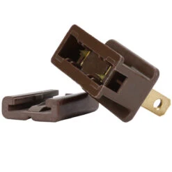 (20) Polarized SPT1 Plugs - Male & Female 18 (20) Polarized SPT1 Plugs - Male & Female -Winter Decor Market Male Zip Plug Brown