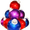 10-Ball Giant Ornament Stack - Made In USA -Winter Decor Market MurphyStack nobackground