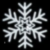 LED Ropelight Radiant Snowflake - 30", 40", 50" -Winter Decor Market Radiant Snowflake