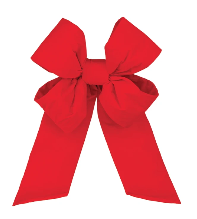 Premium Bright Red Velvet Bow - Multiple Options 4 Premium Bright Red Velvet Bow - Multiple Options - Image 2