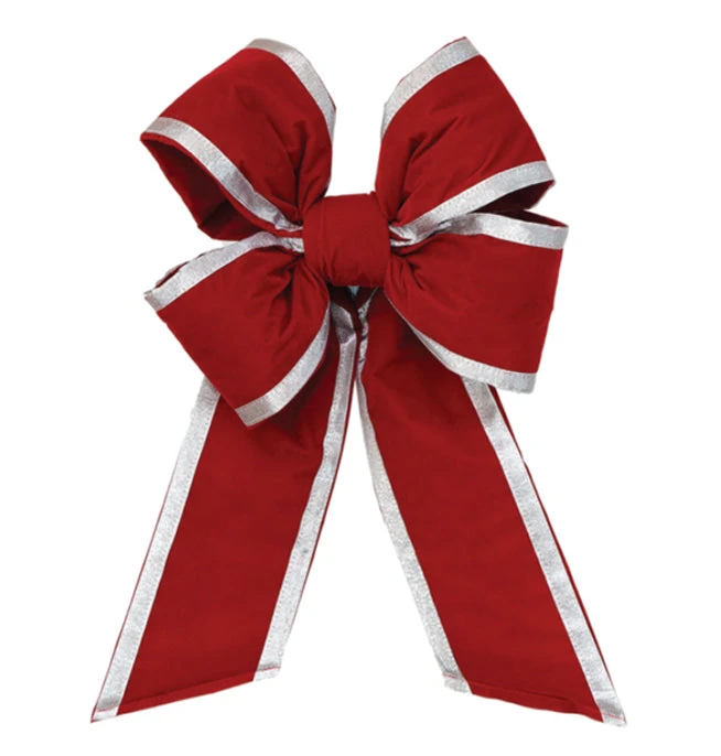 Premium Holiday Red Velvet Bow - Multiple Options 2 Premium Holiday Red Velvet Bow - Multiple Options