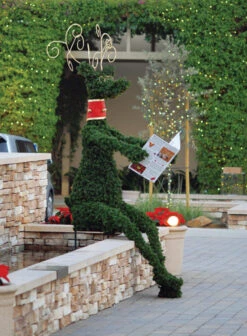 Sitting Deer Greeter Holiday Prop -Winter Decor Market Sitting Deer Greeter