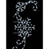 8' LED Bulb Winter Snowflake Scroll Pole Mount -Winter Decor Market SnowflakeScrollPoleMountDecoration