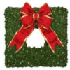 Square Framed Commercial Wreath 1 Square Framed Commercial Wreath -Winter Decor Market SquareCommercialChristmasWreath