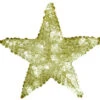 Crystal Star Tree Topper - Warm White LED Lights -Winter Decor Market Warm White Crystal Star Topper