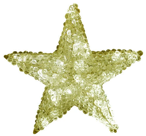 Crystal Star Tree Topper - Warm White LED Lights 3 Crystal Star Tree Topper - Warm White LED Lights