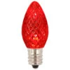 Premium Nickel Plated Non-Corrosive C7 Faceted LED Red Bulb .38w - 25 Pack 1 Premium Nickel Plated Non-Corrosive C7 Faceted LED Red Bulb .38w - 25 Pack -Winter Decor Market XLEDC73 1000 15636