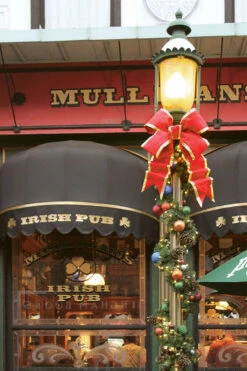 Garland Pole Wrap Kit With 24" Nylon Bow 14 Garland Pole Wrap Kit With 24" Nylon Bow -Winter Decor Market bow accent kit decorated