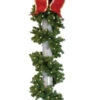 Garland Pole Wrap Kit With (2) 24" Nylon Bows -Winter Decor Market bow accent kit red 0513038c 798f 4bee 8e43 7144b4706c4a