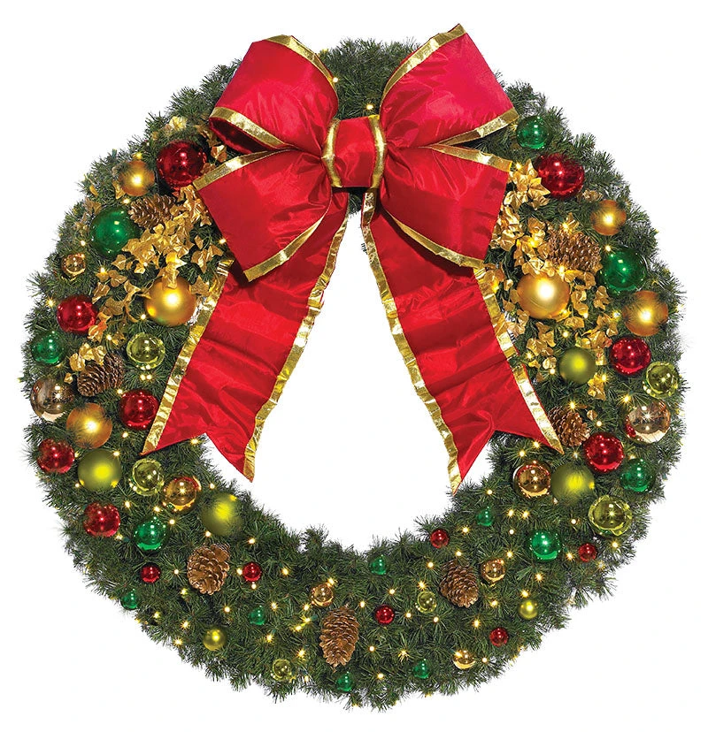 Classic Decorated Commercial Wreath 3 Classic Decorated Commercial Wreath