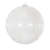 Clear Bubble Round Ornaments (set Of 6) -Winter Decor Market clear bubble ornament