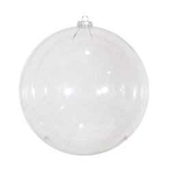 Clear Bubble Round Ornaments (set Of 6)