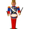 Toy Soldier With Drum 75" 2 Toy Soldier With Drum 75" -Winter Decor Market fiberglass toy soldier with drum prop