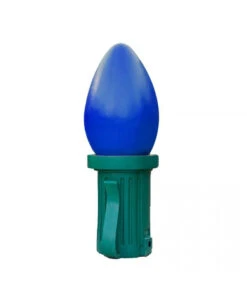 Giant Fiberglass Christmas Light Bulb -Winter Decor Market giant fiberglass light bulb blue 1