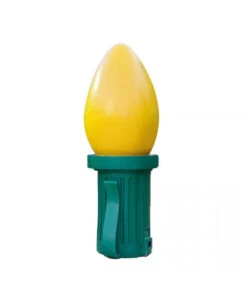 Giant Fiberglass Christmas Light Bulb -Winter Decor Market giant fiberglass light bulb yellow 1