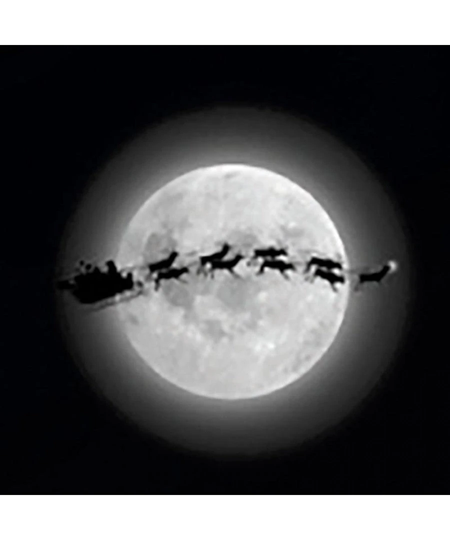 Glass Santa In The Sky Gobo 3 Glass Santa In The Sky Gobo