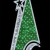 8' 2" LED Lit Christmas Trees Pole Mount 1 8' 2" LED Lit Christmas Trees Pole Mount -Winter Decor Market led lit pole mount twin trees