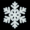 24" LED Ropelight Arctic Snowflake -Winter Decor Market led ropelight snowflake arctic