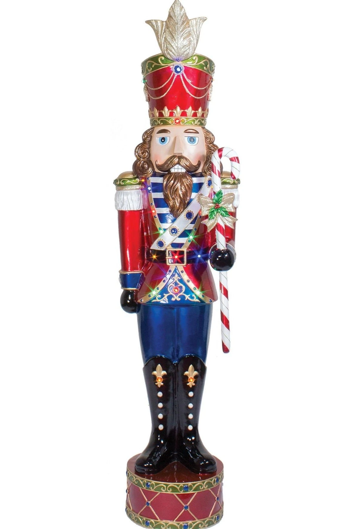 75.5" Lit Jewelled Nutcracker 3 75.5" Lit Jewelled Nutcracker