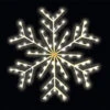 LED Deluxe Ice Snowflake Pole Mount -Winter Decor Market lit pole mount deluxe ice snowflake