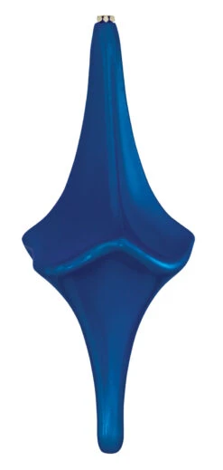 12" Long Diamond Finial Ornament -Winter Decor Market long diamond finial blue
