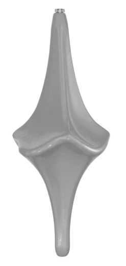 12" Long Diamond Finial Ornament -Winter Decor Market long diamond finial silver