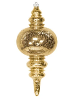 Commercial Mercury Finial Ornaments - 2 Sizes -Winter Decor Market mercury finial gold
